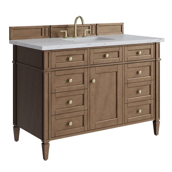 James Martin Brittany 48" Single Bathroom Vanity, Pecan
