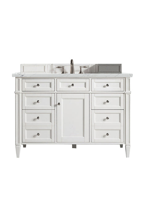 James Martin Brittany 48" Single Bathroom Vanity, Bright White