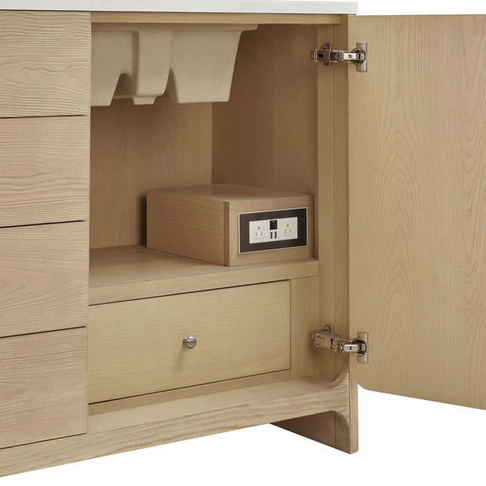 James Martin Gracyn 72" Double Bathroom Vanity, Coastal Driftwood
