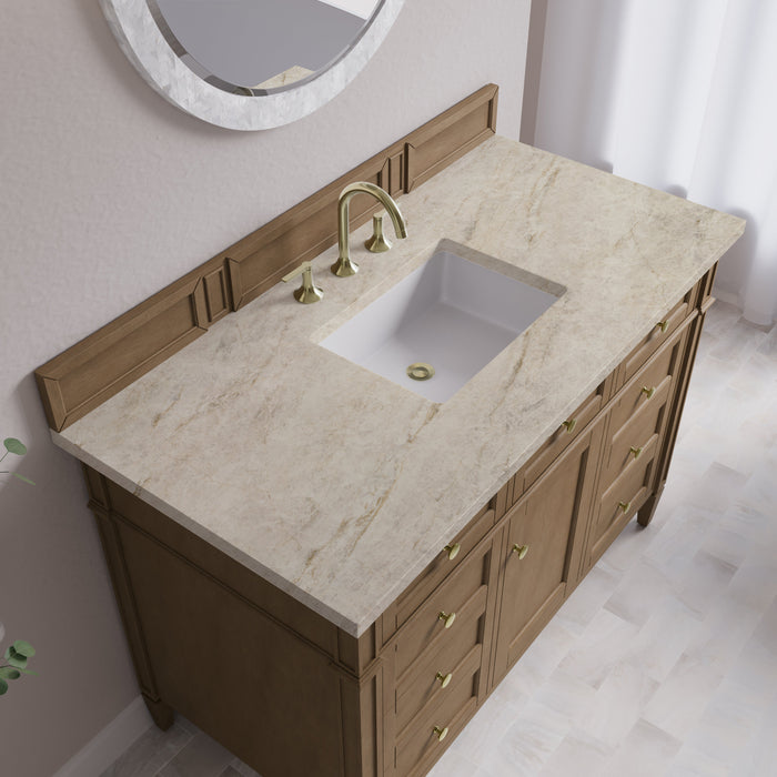 James Martin Brittany 48" Single Bathroom Vanity, Pecan