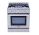 THOR 30" Professional Propane Range in Stainless Steel, HRG3080ULP