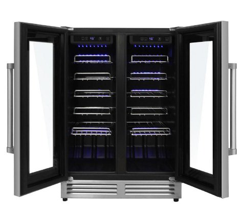 THOR 42" Bottle Dual Zone Built - in Wine Cooler, TWC2402 - Farmhouse Kitchen and Bath
