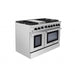 Thor 48" Professional Gas Range in Stainless Steel, LRG4807U - Farmhouse Kitchen and Bath