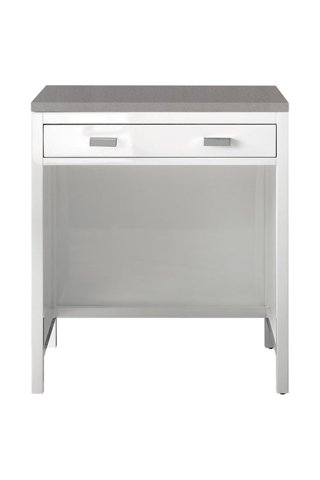 James Martin Addison 30" Countertop Unit, Glossy White