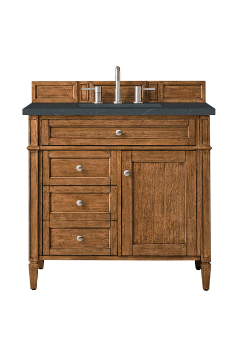 James Martin Brittany 36" Single Bathroom Vanity, Saddle Brown