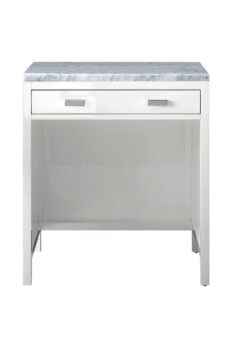 James Martin Addison 30" Countertop Unit, Glossy White