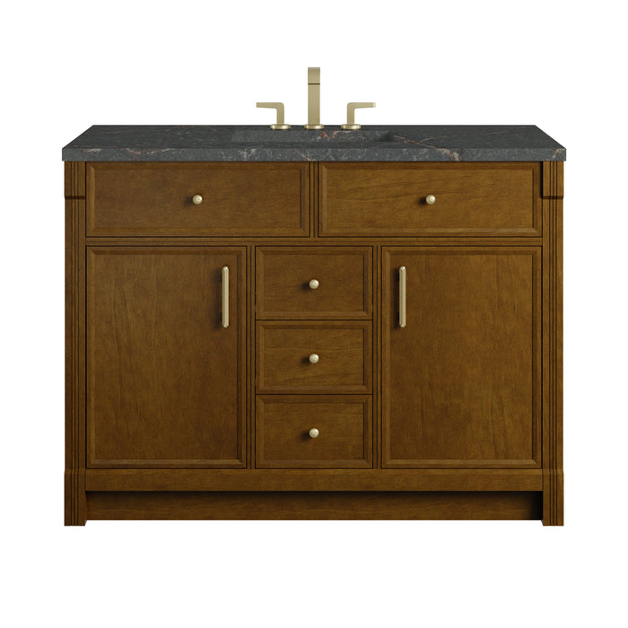 James Martin Bellshire 48" Single Bathroom Vanity, Honey Oak