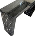 Toros Black Marble Rectangular Console Polished (W)12" (L)40" (H)30" closeup view