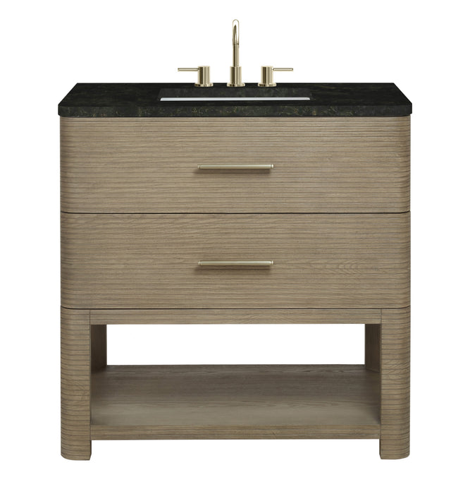 James Martin Lucian 36" Single Bathroom Vanity, Pebble Oak