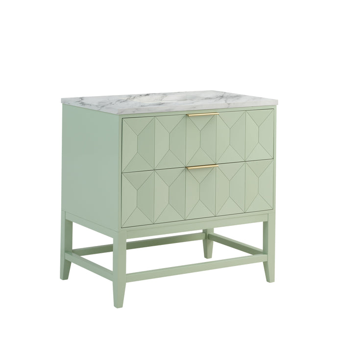 James Martin Emmeline 36" Single Bathroom Vanity, Pistachio