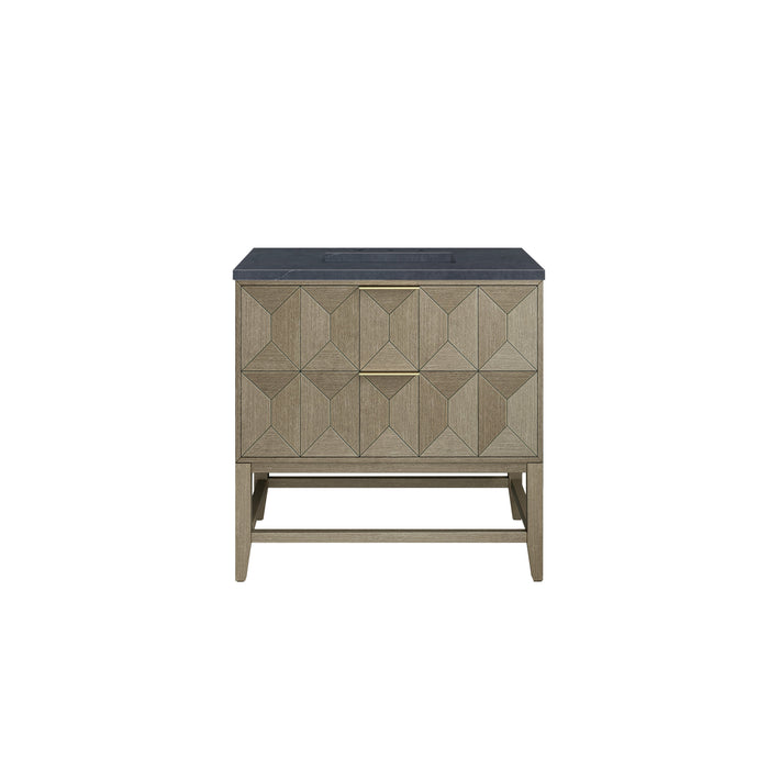 James Martin Emmeline 36" Single Bathroom Vanity, Pebble Oak