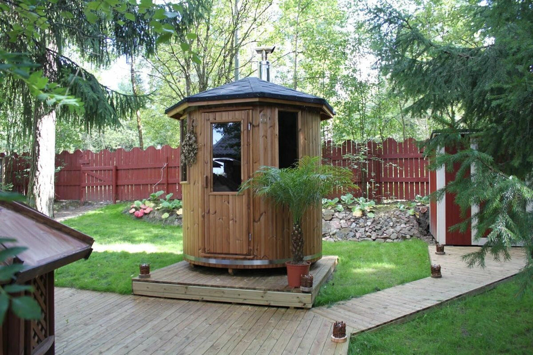 SAUNA EVOLUTION®  Garden Series Outdoor Sauna Cabin 06