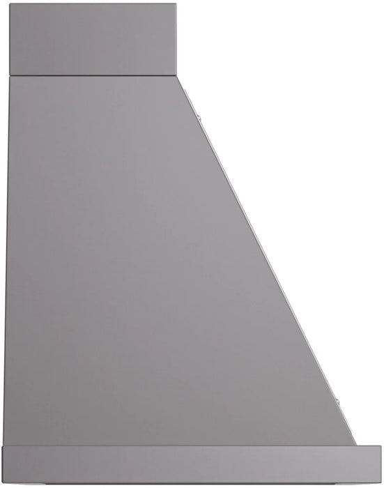 ILVE Nostalgie 30" Wall Mount Matte Graphite, Chrome Trim Range Hood UANB30MGC