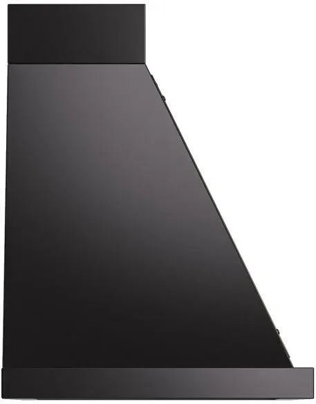 ILVE Nostalgie 30" Wall Mount Glossy Black, Bronze Trim Range Hood UANB30BKB