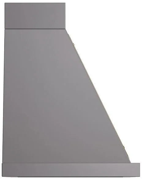 ILVE Nostalgie 30" Wall Mount Matte Graphite , Brass Trim Range Hood UANB30MGG