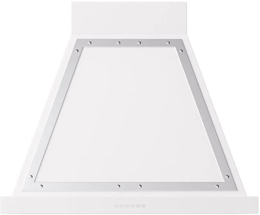 ILVE Nostalgie 30" Wall Mount White, Chrome Trim Range Hood UANB30WHC