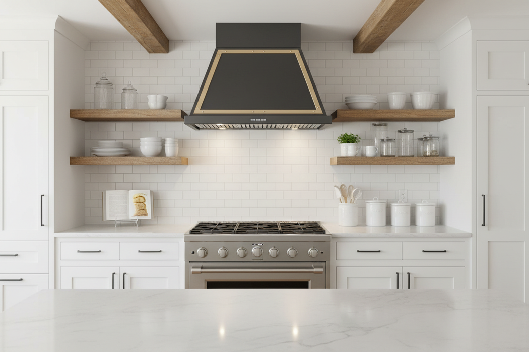 ILVE Nostalgie 30" Wall Mount Range Hood UANB36 — UANB36AWB