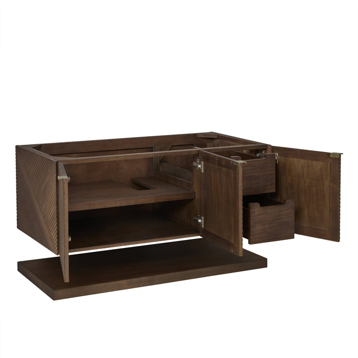 James Martin Marcello 48" Floating Single Bathroom Vanity, Chestnut