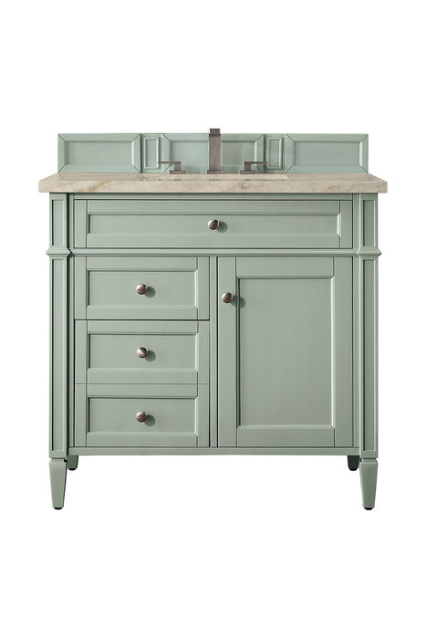 James Martin Brittany 36" Single Bathroom Vanity, Sage Green