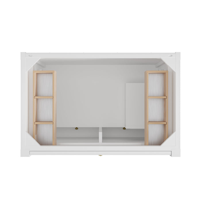 James Martin Bellshire 36" Single Bathroom Vanity, Bright White