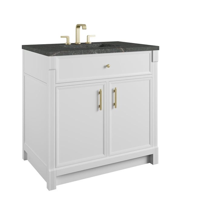 James Martin Bellshire 36" Single Bathroom Vanity, Bright White