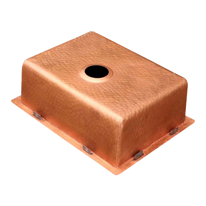 Akicon Custom Handmade Solid Copper Undermount Kitchen Sink — AKS503-C