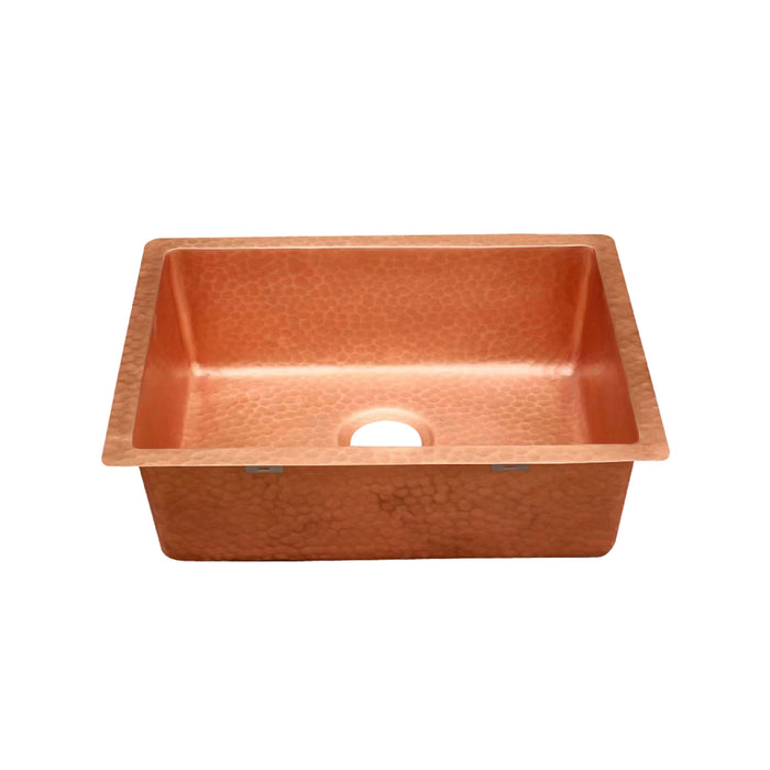 Akicon Custom Handmade Solid Copper Undermount Kitchen Sink — AKS503-C