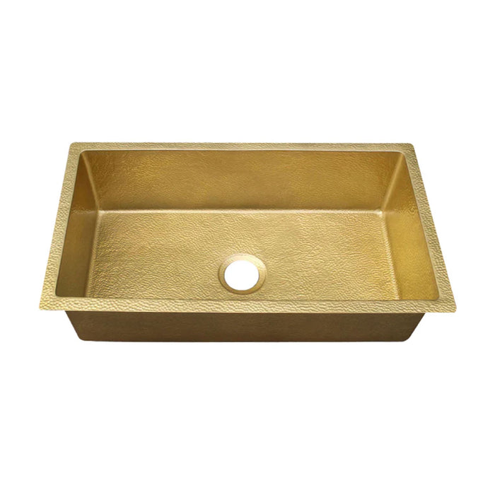 Akicon Custom Handmade Solid Copper Undermount Kitchen Sink — AKS503-C