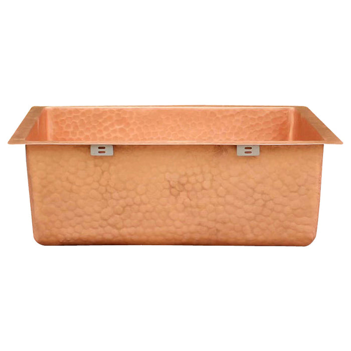 Akicon Custom Handmade Solid Copper Undermount Kitchen Sink — AKS503-C