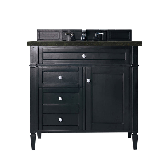 James Martin Brittany 36" Single Bathroom Vanity, Black Onyx