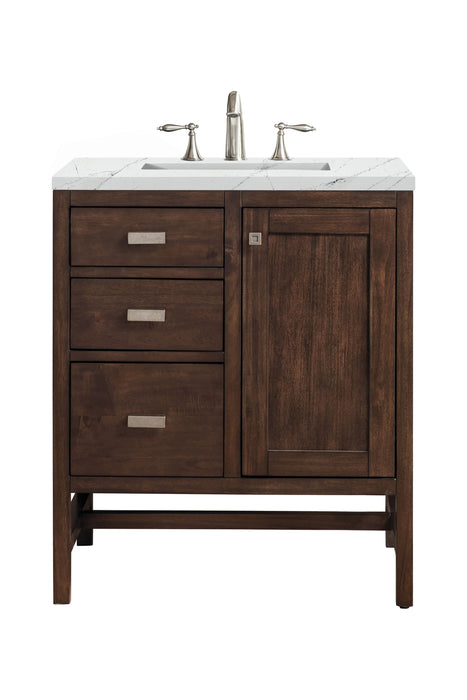 James Martin Addison 30" Single Bathroom Vanity, Mid-Century Acacia