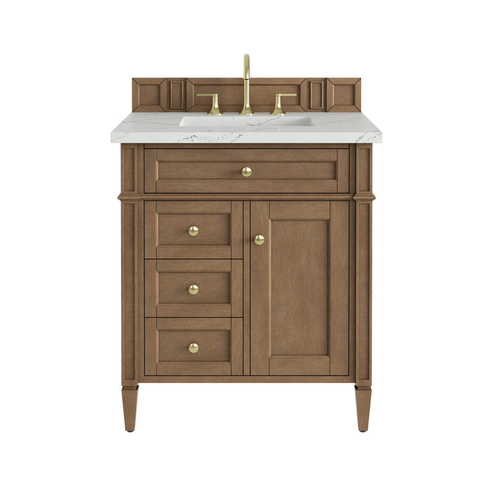 James Martin Brittany 30" Single Bathroom Vanity, Pecan