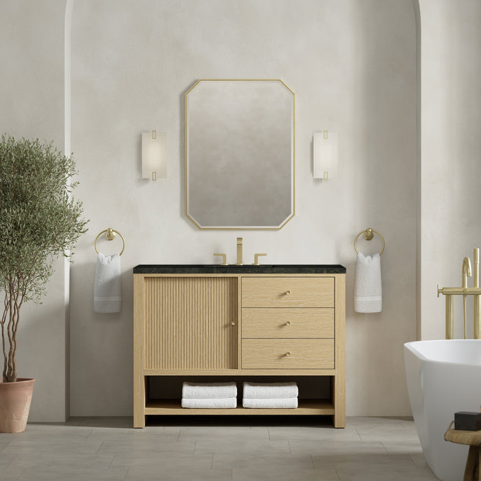 James Martin Marigot 48" Single Bathroom Vanity, Sunwashed Oak