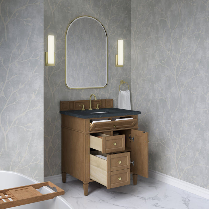 James Martin Brittany 30" Single Bathroom Vanity, Pecan
