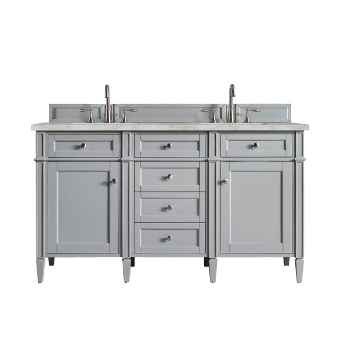 James Martin Brittany 60" Double Bathroom Vanity, Urban Gray