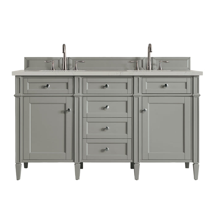 James Martin Brittany 60" Double Bathroom Vanity, Urban Gray