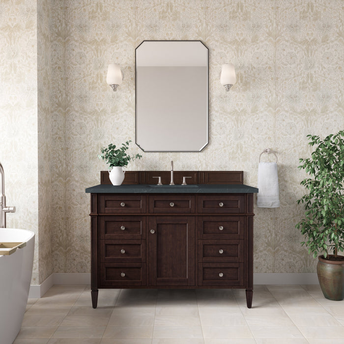 James Martin Brittany 48" Single Bathroom Vanity, Burnished Mahogany