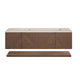 James Martin Marcello 72" Floating Double Bathroom Vanity, Chestnut
