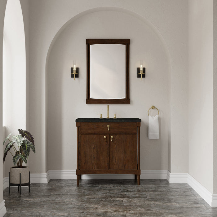 James Martin Kinnsden 36" Single Bathroom Vanity, Sable Oak