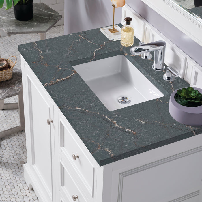 James Martin De Soto 36" Single Bathroom Vanity, Bright White