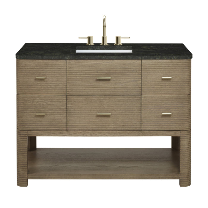 James Martin Lucian 48" Single Bathroom Vanity, Pebble Oak