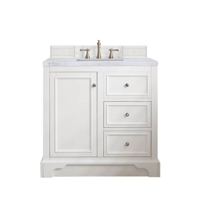 James Martin De Soto 36" Single Bathroom Vanity, Bright White