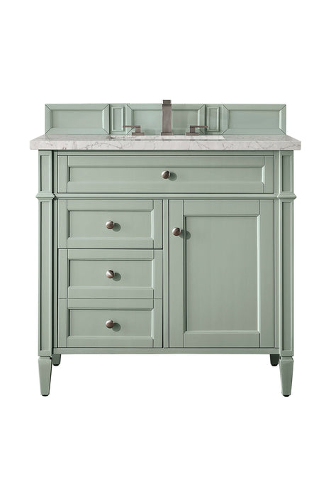 James Martin Brittany 36" Single Bathroom Vanity, Sage Green