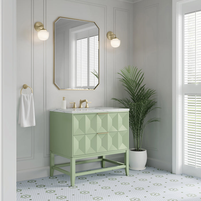 James Martin Emmeline 36" Single Bathroom Vanity, Pistachio