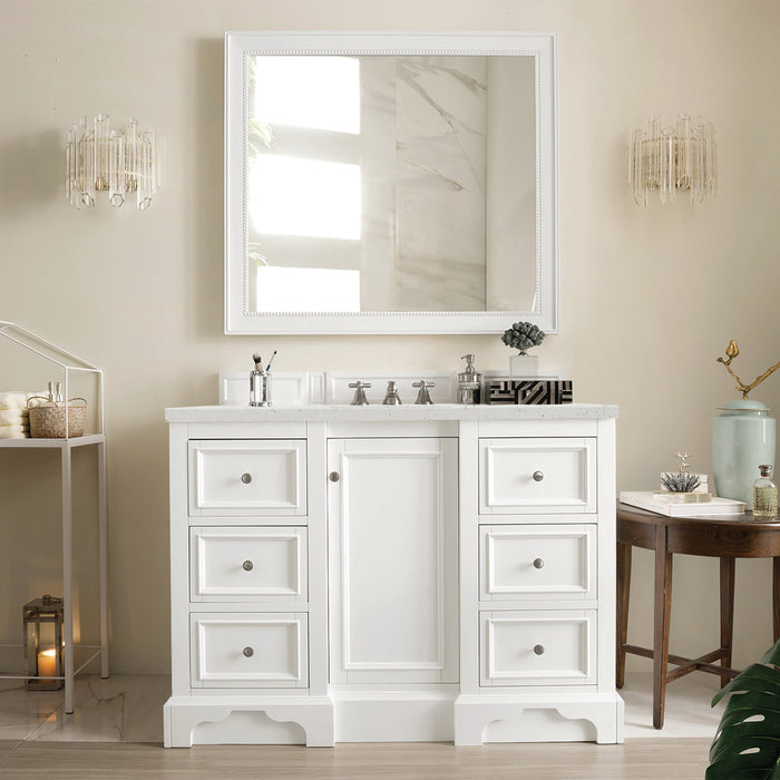 James Martin De Soto 48" Single Bathroom Vanity, Bright White