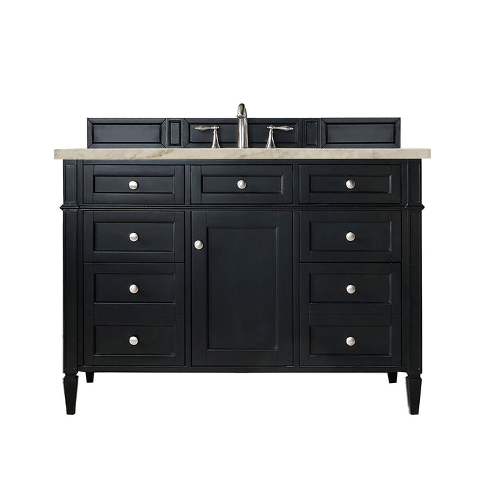 James Martin Brittany 48" Single Bathroom Vanity, Black Onyx