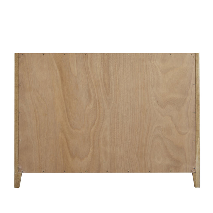 James Martin Celeste 48" Single Bathroom Vanity, Sunwashed Oak with Embossed Shagreen Drawer Fronts