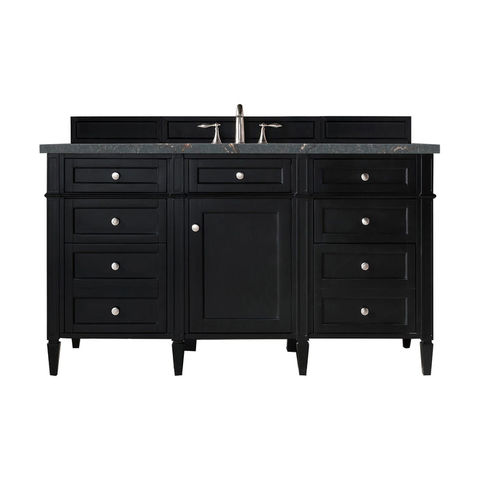 James Martin Brittany 60" Single Bathroom Vanity, Black Onyx