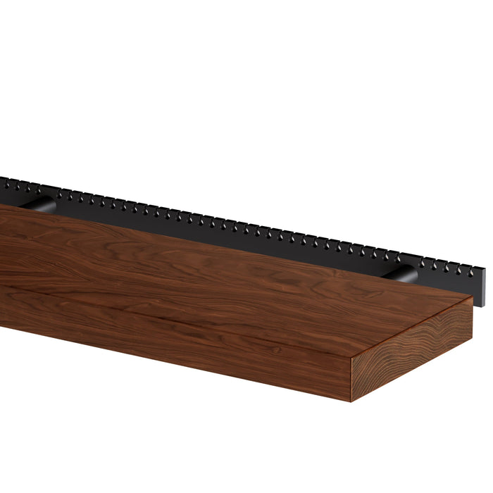 Floating Shelf- American Black Walnut - 1.75