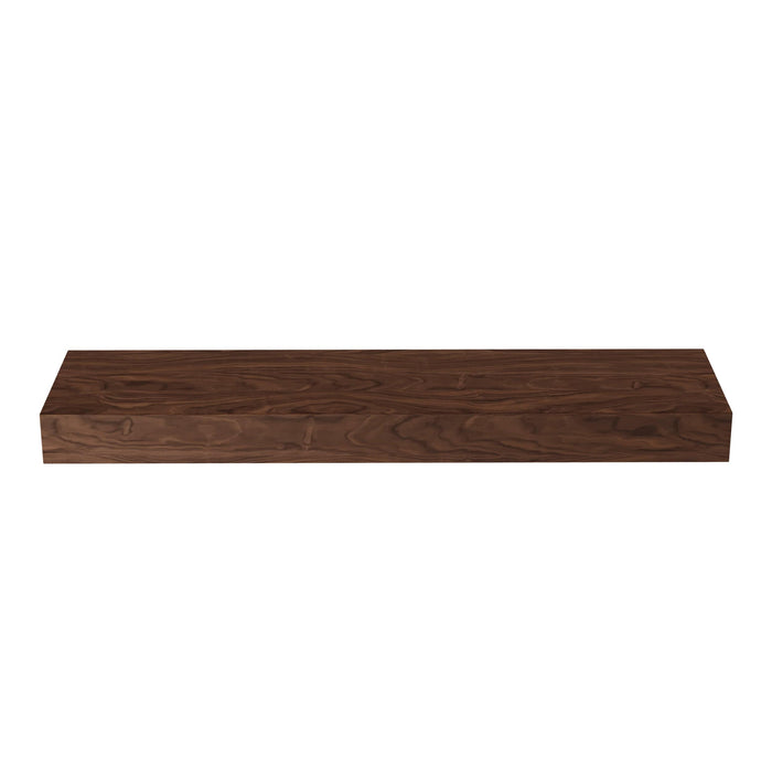 Floating Shelf- American Black Walnut - 4 Inches Thick